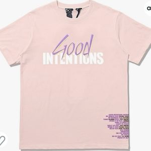 Nhicdns V Shirt Hip Hop Letter Short Sleeve T-Shirt Crew Neck Casual Cotton Top